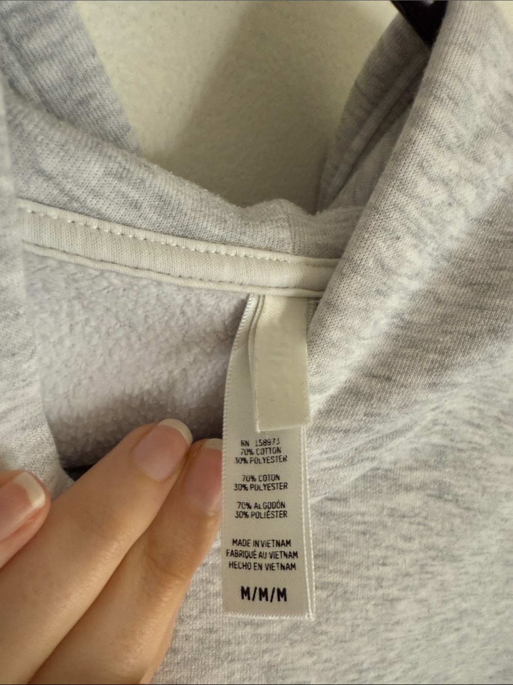 Skims Cotton Fleece Classic Hoodie - Picture 2 of 3